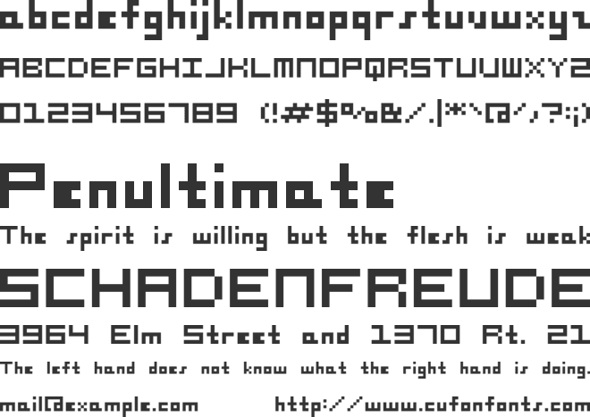 Heytext font preview
