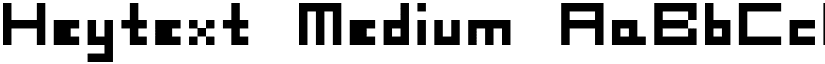 Heytext Medium font