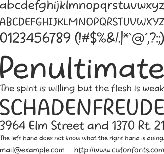 Beatific Margella font preview