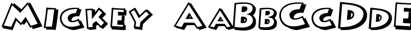 Mickey font