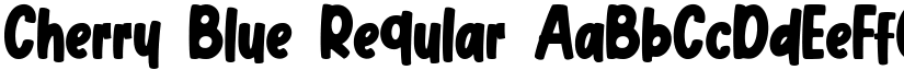 Cherry Blue Regular font