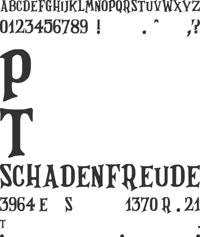 Magnificent Serif font preview