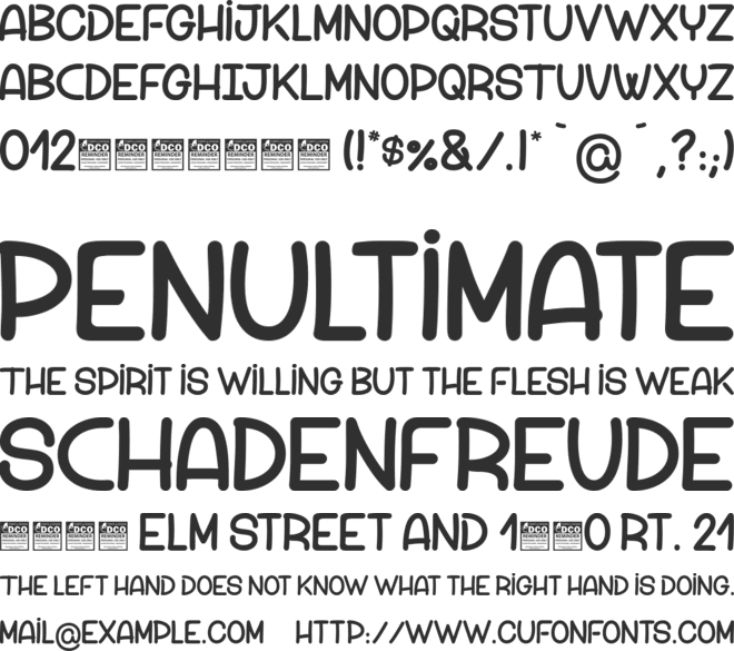 Peach Comix_PersonalUseOnly font preview