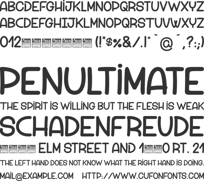 Peach Comix_PersonalUseOnly font preview