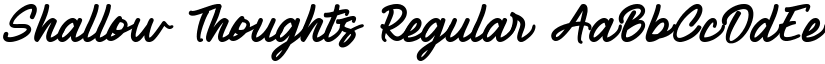 Shallow Thoughts font download