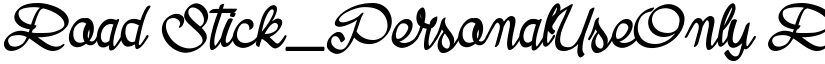 Road Stick_PersonalUseOnly font download