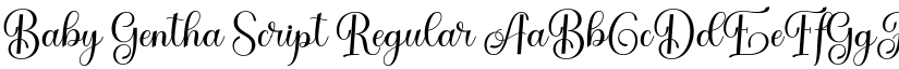 Baby Gentha Script font download