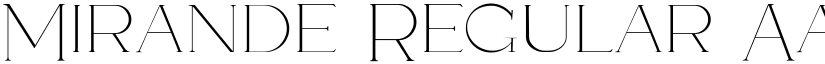 Mirande Regular font