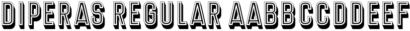 Diperas Regular font
