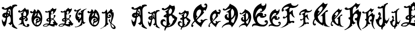 Apollyon font