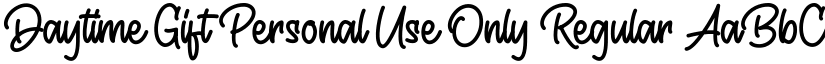Daytime Gift Personal Use Only font download