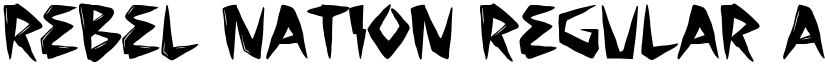 REBEL Nation Regular font