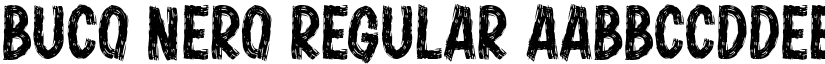 Buco Nero Regular font