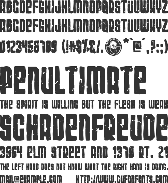 La Barceloneta font preview