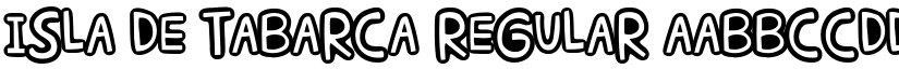 Isla de Tabarca Regular font