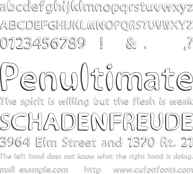 Alina Font font preview