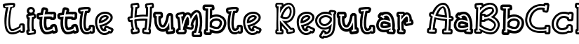 Little Humble Regular font