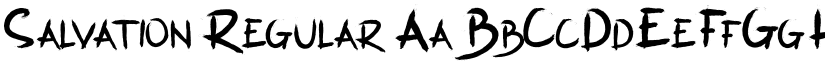 Salvation Regular font