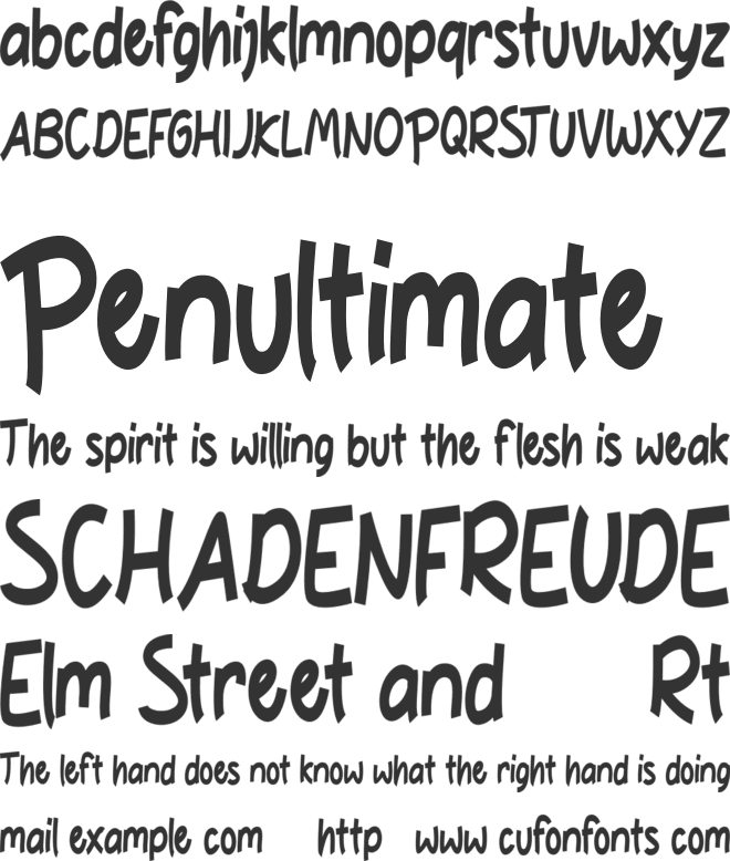 Pizzlat FREE font preview