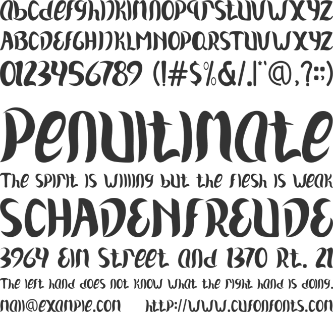 Rabbit Sweet font preview