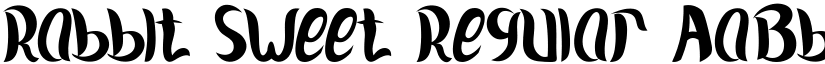 Rabbit Sweet Regular font