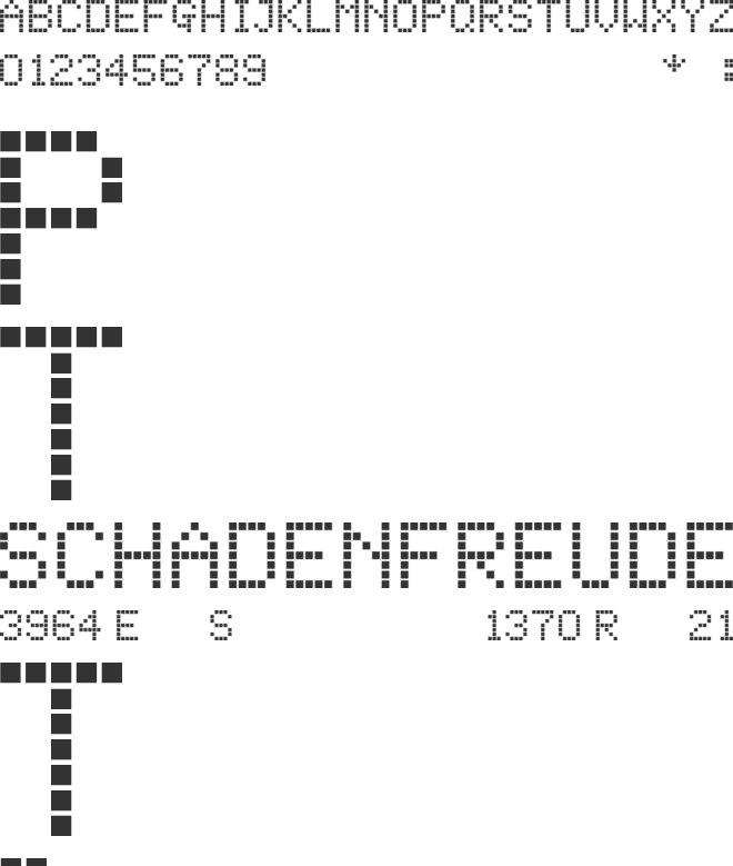 Hyundai LED font preview