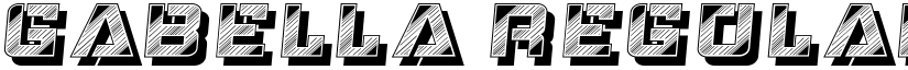 Gabella Regular font
