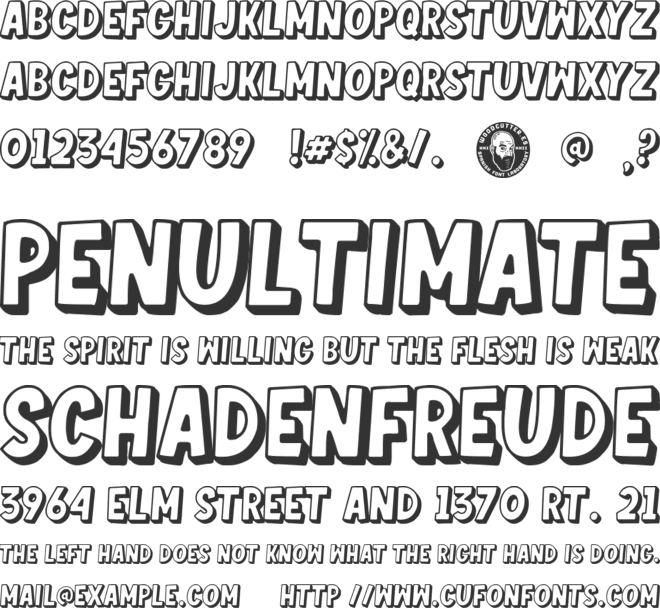 Trailer Park Girl font preview