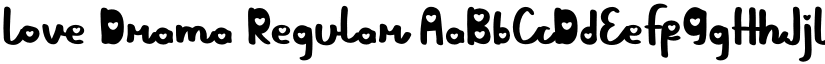 Love Drama font download