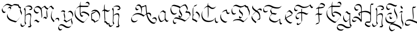 OhMyGoth font