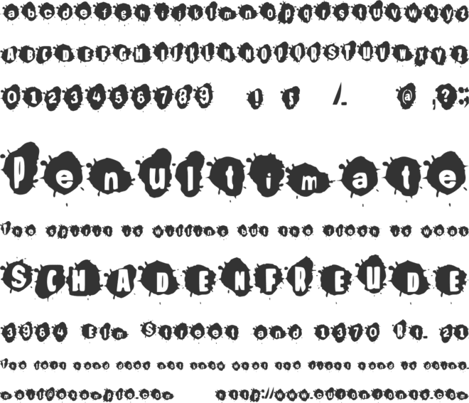 Carnivals font preview