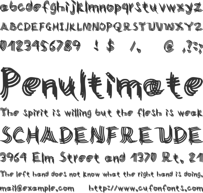 Twisty Girlz font preview