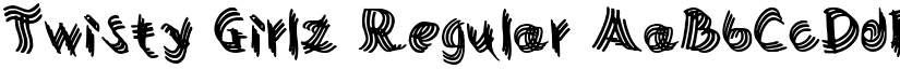 Twisty Girlz Regular font