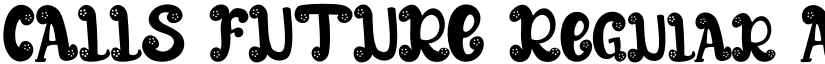 CALLS FUTURE Regular font