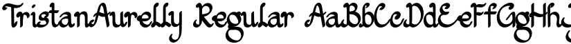 TristanAurelly Regular font