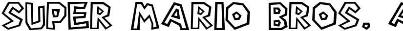 Super Mario Bros. font