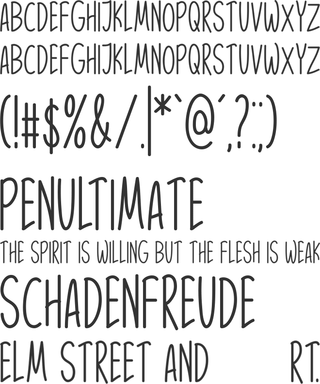 Wow Darling font preview