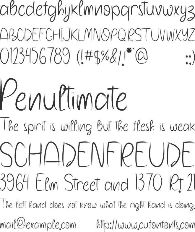 Dragonic font preview