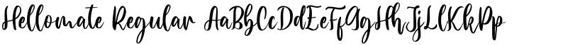 Hellomate Regular font