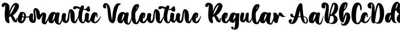Romantic Valentine Regular font