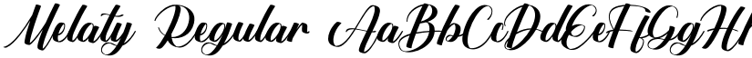 Melaty font download