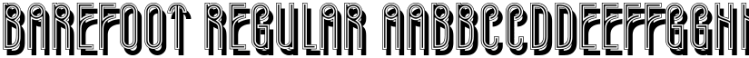 Barefoot Regular font
