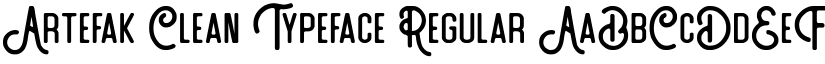 Artefak Clean Typeface font download