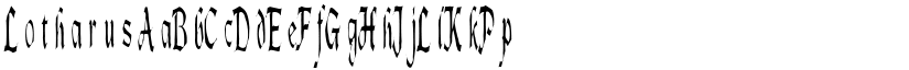 Lotharus font download
