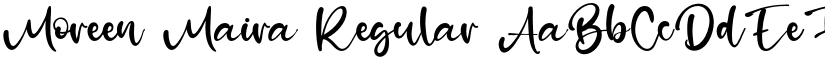 Moreen Maira Regular font