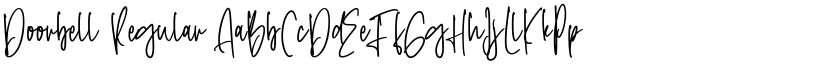 Doorbell Regular font