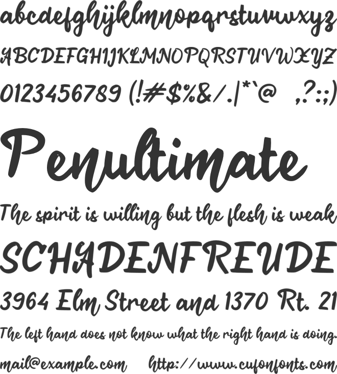 b Beautiful Rose font preview