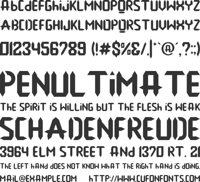 xdevilix font preview