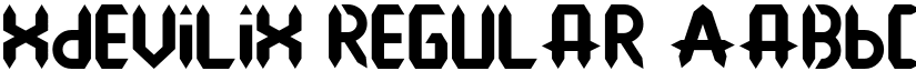 xdevilix Regular font