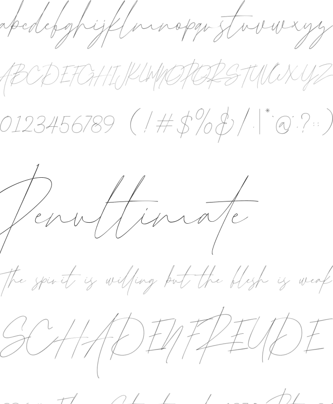 Arabilla Signature font preview